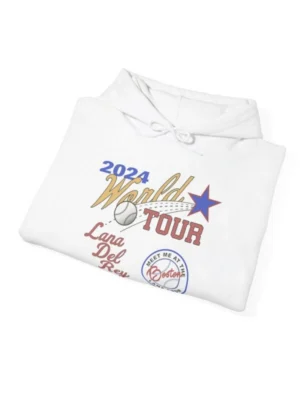 2024 World Tour Lana Del Rey Hoodie White
