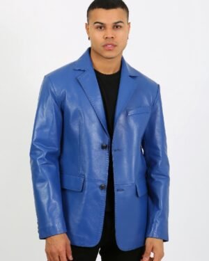 Men's Blue Blazer Jacket (2)
