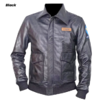 Steve McQueen Black Leather Jacket