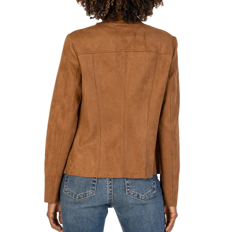 Amanda Brown Suede Leather Jacket