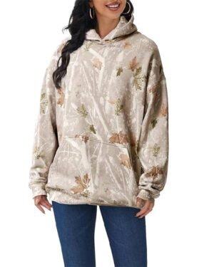 Camo Abercrombie Oversized for Womens Hoodie