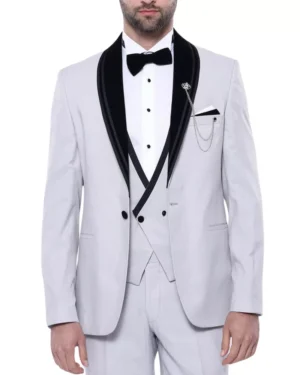 Light Grey Tuxedo Wedding Men