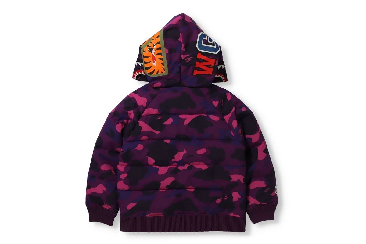 Red and purple bape hoodie hotsell