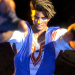 Street Fighter Luke Blue Sleeveless Hoodie