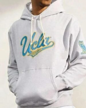 Unisex Ucla Ovo Grey Hoodie Pullover