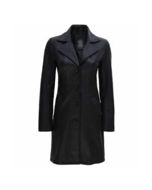 Black Leather For Coat Women’s