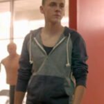 Jacob Bertrand Cobra Kai Season 6 Grey Fleece Hoodie