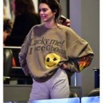 Kendall Jenner Lucky Me I See Ghosts Sweatshirt