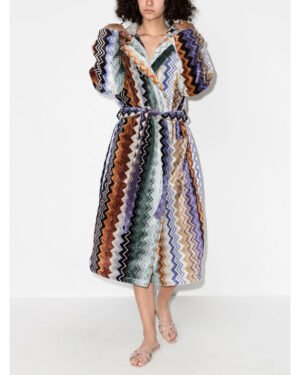 Emily In Paris S04 Bruno Gouery Printed Hooded Robe