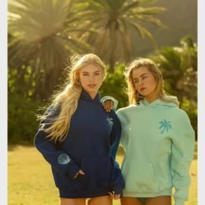 Blue Hawaii Hibis Hoodie