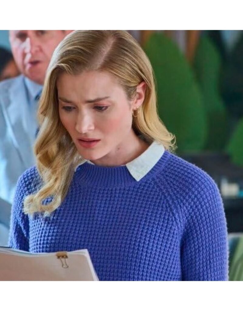Grace My Dreams Of You 2024 Skyler Samuels Blue Sweater Knitted