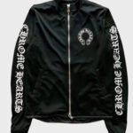Chrome Hearts Black Horseshoe Track Jacket