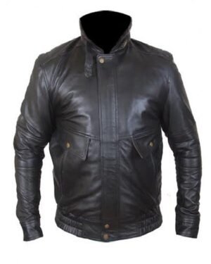 A classic black leather jacket inspired by Johnny Depp’s portrayal of Whitey Bulger in Black Mass. Perfect for fans and movie-inspired fashion.