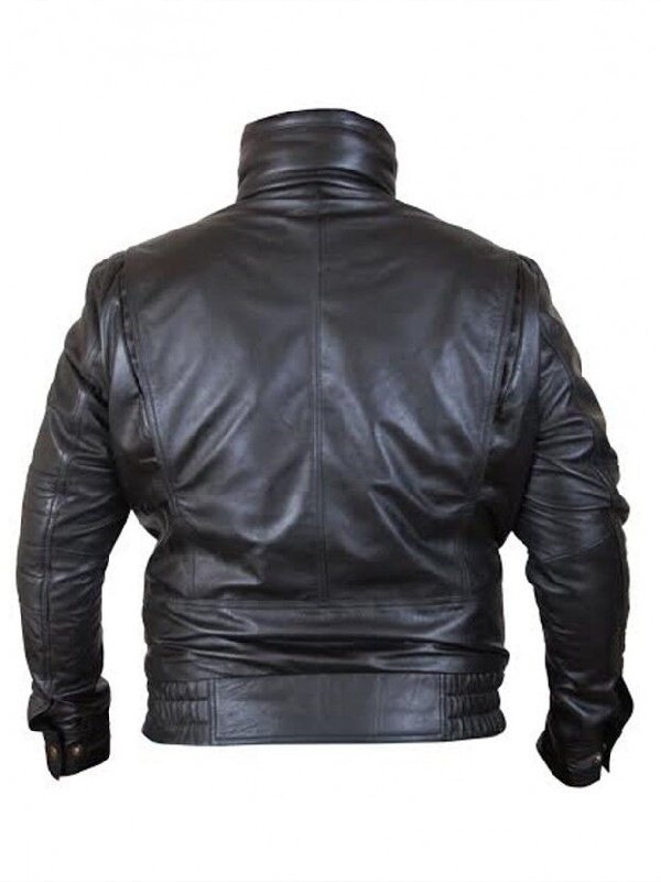 A classic black leather jacket inspired byJohnny Depp’s portrayal of Whitey Bulger in Black Mass. Perfect for fans and movie-inspired fashion. (2)