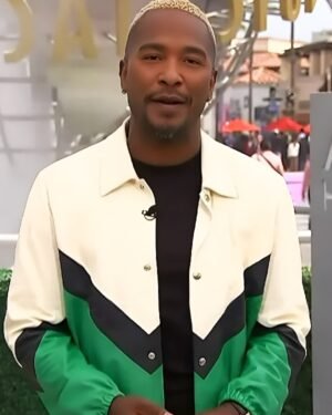 Access Hollywood Scott Evans Leather Jacket