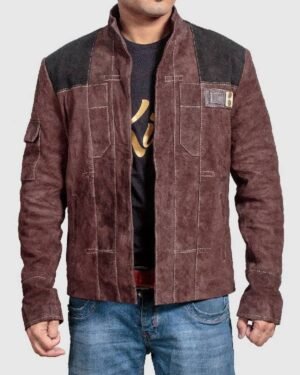 Alden Ehrenreich Han Solo Brown Jacket