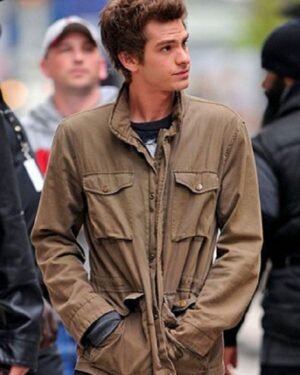 Andrew Garfield Amazing Spider Man Brown Jacket