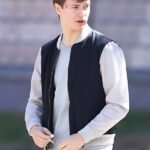 Ansel Elgort Baby Driver Varsity Jacket