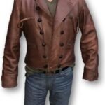 Aquaman Justice League Jason Momoa Distressed Jacket