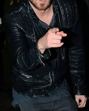 Arcade Fire Concert Aaron Paul Leather Jacket