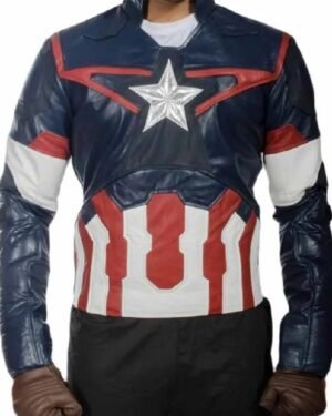 Avengers Age Of Ultron Captain America Jacket Costume