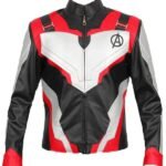 Avengers Endgame Quantum Realm Biker Leather Jacket