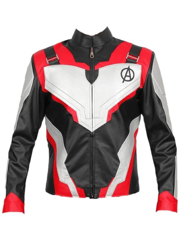 Avengers Endgame Quantum Realm Biker Leather Jacket