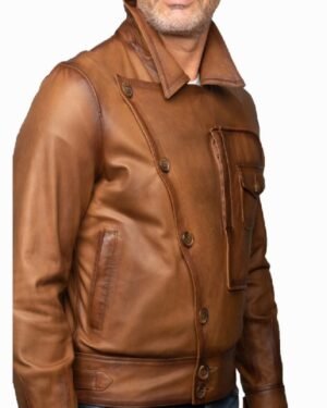 Aviator Leonardo DiCaprio Brown (Howard Hughes) Jacket
