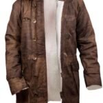 Batman The Dark Knight Rises Bane Fur Trench Coat