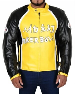 Biker Boyz Derek Luke Yellow Motorcycle Jacket