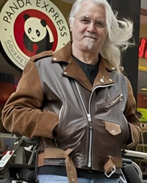 Billy Connolly Route 66 Motorcycle Leather Jacket