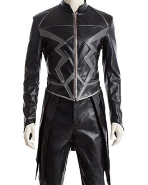 Black Bolt Inhumans Leather Costume Jacket