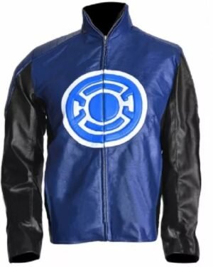 Blue Lantern Barry Allen Leather Jacket