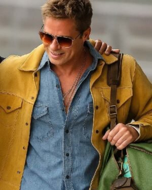 Brad Pitt F1 2025 Leather Jacket
