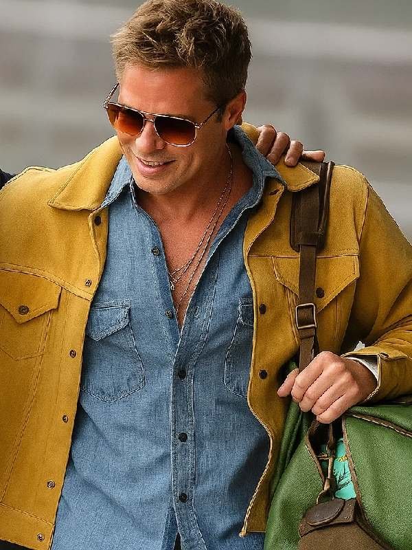 Brad Pitt F1 2025 Leather Jacket