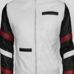 Bruce Lee White Leather Jacket