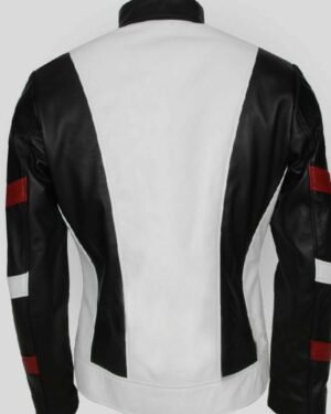Bruce LeeWhite Leather Jacket