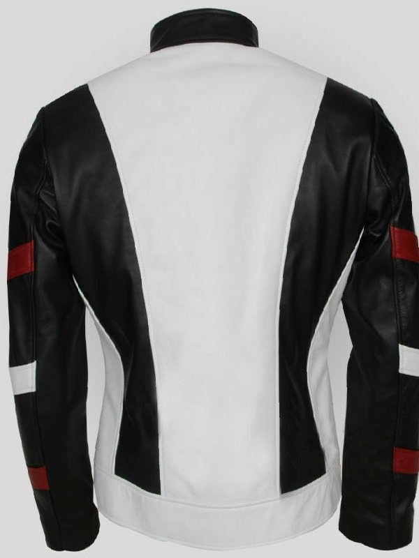 Bruce LeeWhite Leather Jacket
