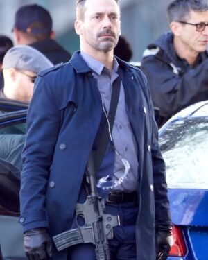 Buddy Baby Driver Jon Hamm Trench Coat