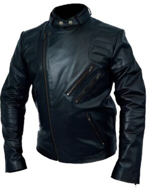 Classic Black Jacket Inspired by Aaron Ashmore’s Role as John Jaqobis in Killjoys
