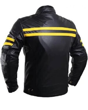 Classic Black Motorcycle Jacket Inspired by Dylan Massett in Bates Motel