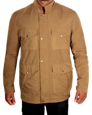 Classic Brown Cotton Jacket Inspired by Andrew Garfield in The Amazing Spider-Man