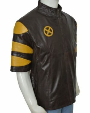 Classic Superhero Inspired Leather Jacket for Men