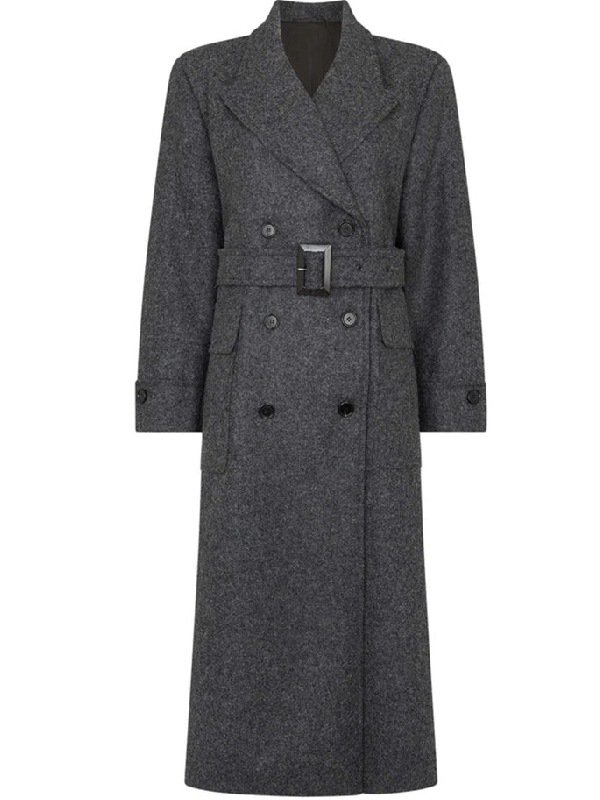 Claudia Winkleman EP08 LapelWool Coat The Traitors