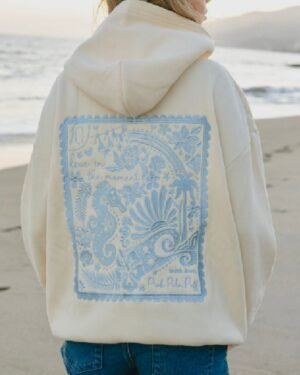 Comfortable Minimalist Streetwear Hoodie in Neutral Sand Tone