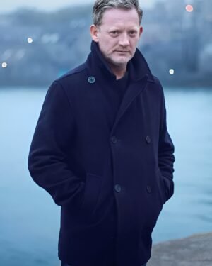 DI Jimmy Douglas Henshall Shetland Wool Coat
