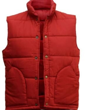 Iconic Movie Inspired Red Puffer Vest for Men and Women