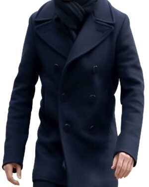 Mission Impossible 6 Ethan Hunt Navy Wool Overcoat