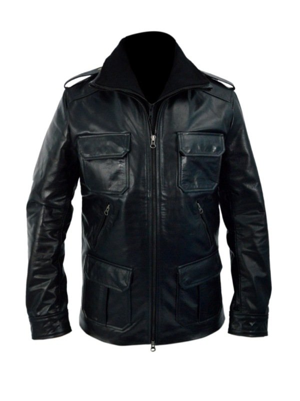 Movie-Inspired Real Leather Jacket – Classic British Spy Style