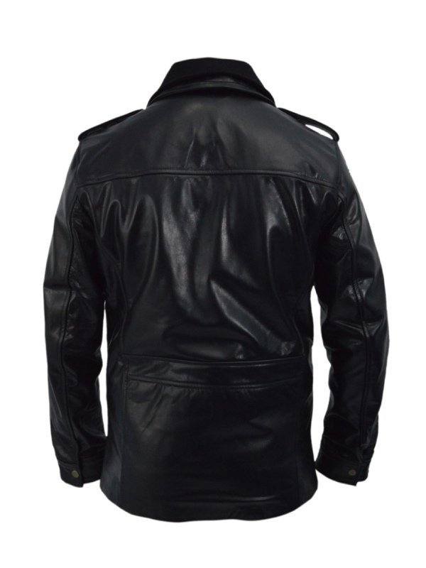 Movie-Inspired Real Leather Jacket – Classic British Spy